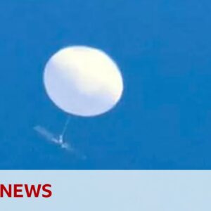 Chinese spy balloons over Japan and Taiwan, new images show – BBC News