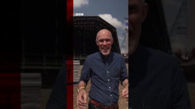 Behind the scenes at Glastonbury Festival. #shorts #bbcglastonbury #glastonbury #bbcnews