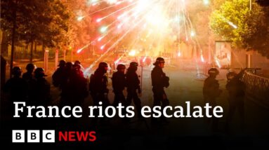 France in crisis as riots escalate - BBC News