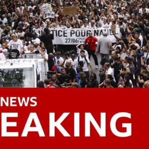 France police officer charged after Nahel shooting - BBC News