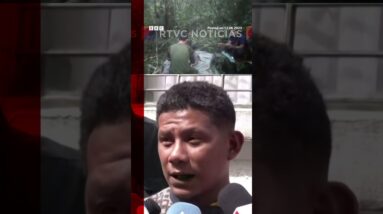 Father of children rescued from Amazon jungle speaks. #Shorts #Amazon #Colombia #BBCNews
