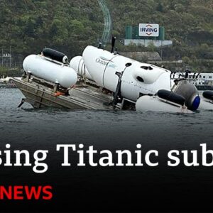 Titanic sub: Search teams race against time to find missing vessel - BBC News