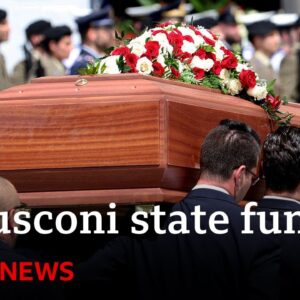 Silvio Berlusconi state funeral takes place in Italy - BBC News