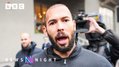 Andrew Tate 'choked me until I passed out', British woman claims - BBC Newsnight