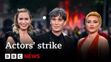 Actors join writers in massive Hollywood strike – BBC News