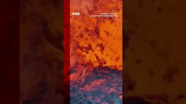Lava pours out of Mount Fagradalsfjall, near Iceland's capital Reykjavik #Volcano #Iceland #BBCNews