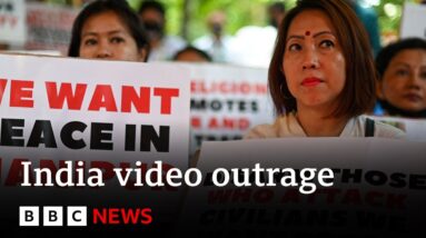 India outrage at video of two women being paraded naked – BBC News