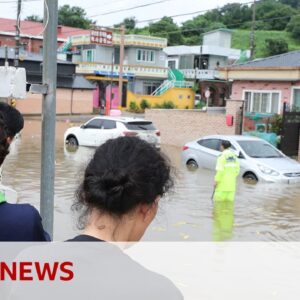 South Korea floods leave multiple people dead after torrential rain – BBC News