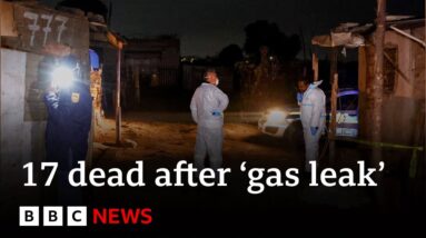 South Africa suspected gas leak leaves 17 dead - BBC News