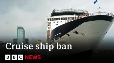 Amsterdam bans cruise ships to limit visitors and curb pollution – BBC News