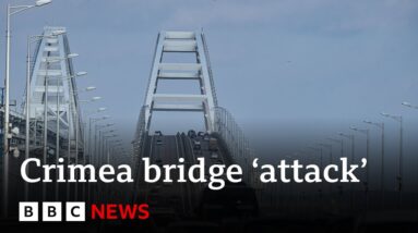 Ukraine: Two dead after 'attack' on Crimea bridge - BBC News