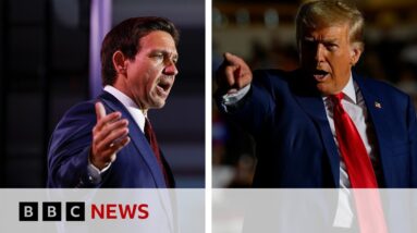 US Republican candidates to face off in Iowa - BBC News