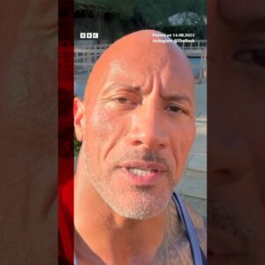 Dwayne 'The Rock' Johnson thanked people for "love and support". #Hawaii #MauiFires #Shorts