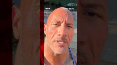 Dwayne 'The Rock' Johnson thanked people for "love and support". #Hawaii #MauiFires #Shorts