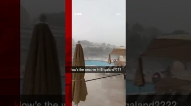 Two ships collided during storms in Mallorca after winds reached 75mph #Mallorca #Shorts #BBCNews