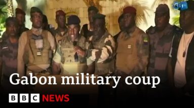 Gabon: Military officers say they are taking power - BBC News