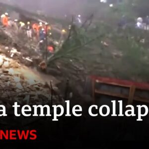 Nine dead in India temple collapse due to heavy rain - BBC News