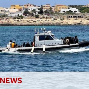 Illegal migrant crossings to Europe via Mediterranean sea 'more than doubles' - BBC News