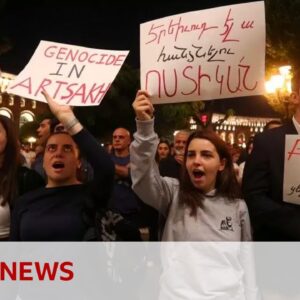 Armenia anti-government protests continue - BBC News