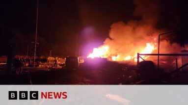 Azerbaijan: Fuel depot explosion kills 20 in Nagorno-Karabakh - BBC News