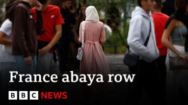 French schools send home girls wearing banned abaya robe - BBC News
