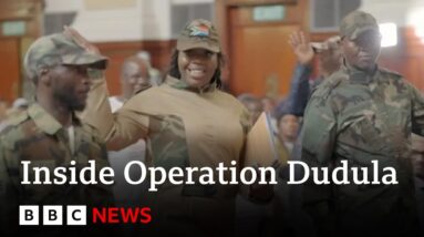 Inside South Africa's notorious anti-migrant group - BBC News