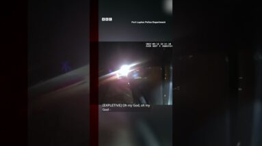 Police officer who put handcuffed woman in car hit by train avoids jail #Shorts #Colorado #BBCNews