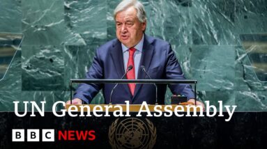 Humanity has 'opened gates of hell' says UN Secretary General at climate summit - BBC News