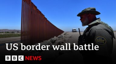 Biden approves new section of border wall as Mexico crossings rise - BBC News