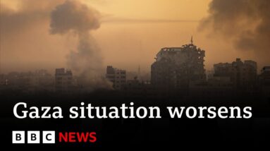 Humanitarian crisis in Gaza worsens ahead of anticipated Israeli invasion - BBC News