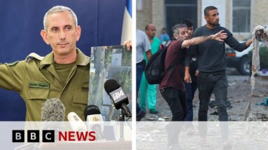 Israel says Gaza hospital blast was caused by Palestinian rockets - BBC News