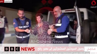 Israel-Gaza: Two more hostages released by Hamas - BBC News