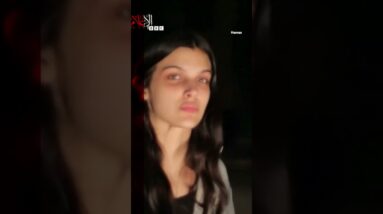 A video shared by Hamas shows a US mother and daughter hostage release. #Israel #Gaza #BBCNews