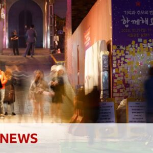 Seoul Halloween crush: Survivors speak of 'trauma' one year on - BBC News
