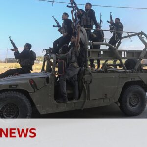 Israel confirms soldiers and civilians taken hostage by Palestinian militants – BBC News