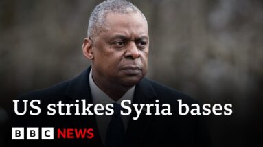 US strikes two Syria bases used by Iran-linked groups - BBC News