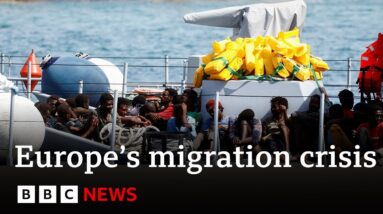 Migration will overwhelm Europe unless EU finds solution, says Italy's PM - BBC News
