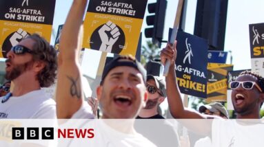 Hollywood actors' union agrees tentative deal to end four-month strike - BBC News