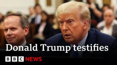 Donald Trump testifies in New York civil fraud trial - BBC News