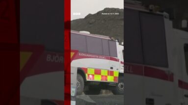 State of emergency declared over Iceland volcano. #Shorts #Volcano #Iceland #BBCNews
