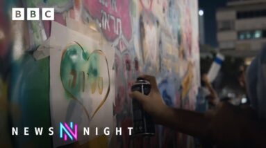 Israel-Gaza war: Inside a Kibbutz community honouring their dead - BBC Newsnight