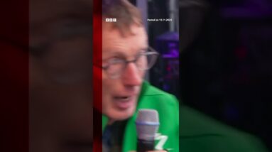 Man grabs Greta Thunberg's microphone after pro-Palestinian chants at climate rally #Shorts #BBCNews