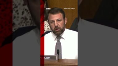 US senator challenges union leader to a fight. #Shorts #USPolitics #Senate #BBCNews