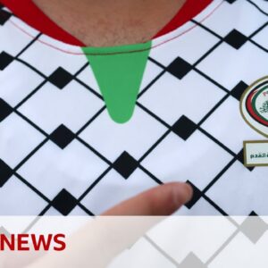 World Cup qualifiers: Palestinian football team play Australia in Kuwait - BBC News