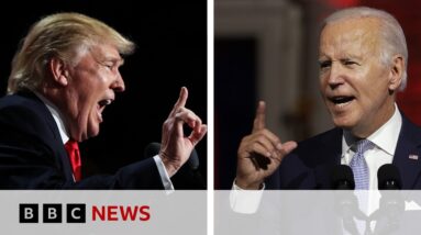 Donald Trump leads Joe Biden in key swing states, new polling suggests - BBC News