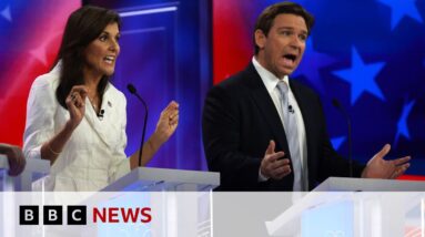 Third US Republican debate takes place in Miami - BBC News