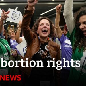 Ohio votes to protect abortion rights as US states go to the polls - BBC News