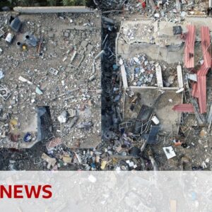 Hamas says 70 people killed in Israeli air strike on camp - BBC News