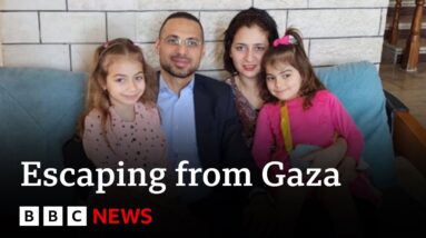 Israel-Gaza war: How a family escaped to Canada | BBC News