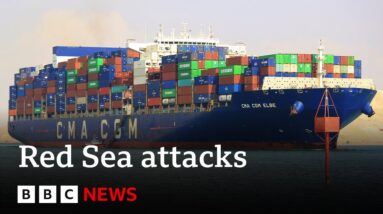 Commercial ships avoiding Red Sea over attack fears | BBC News